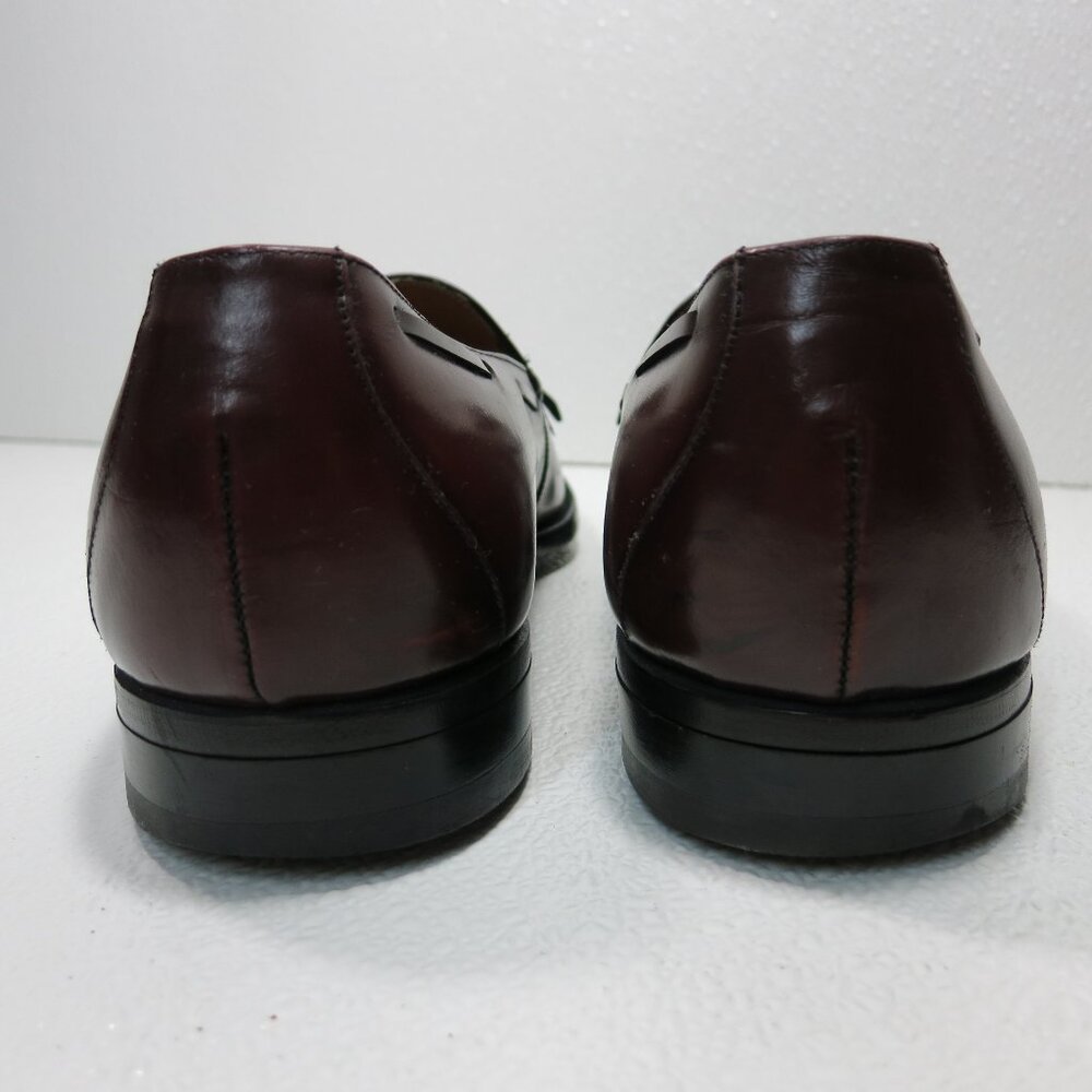 Johnston & Murphy Kiltie Tassel Brogue Leather Dress Loafers Men's Shoes 10 D/B - Picture 6 of 7
